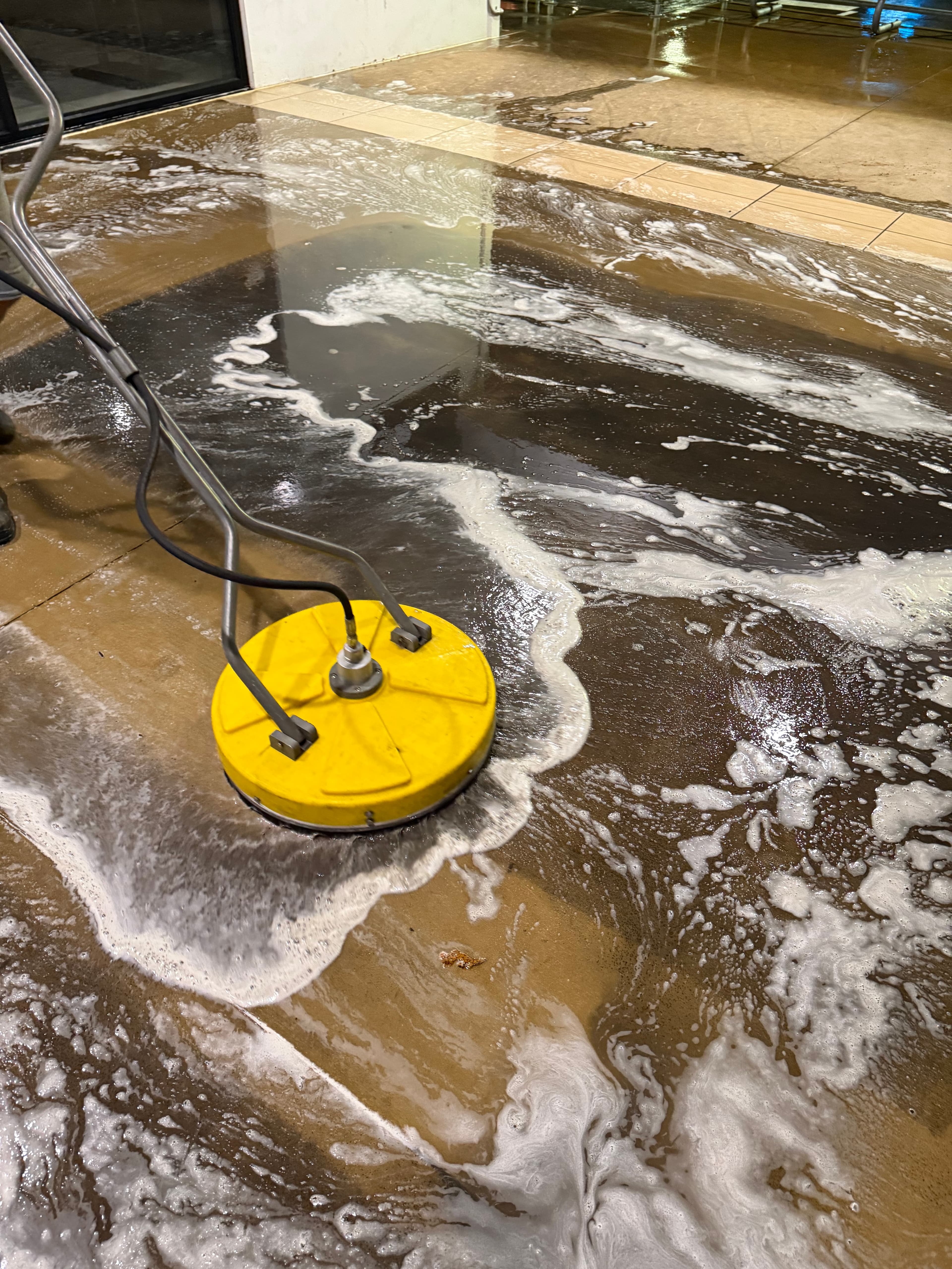 Surface Cleaning pressure cleaning project in Brisbane